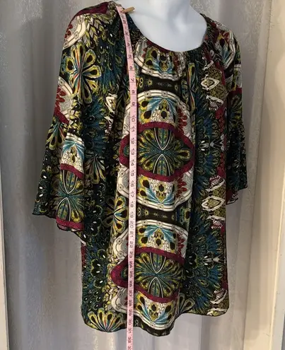 Newbury Kustom BOHEMIAN PEASANT SHORT DRESS Sz: L