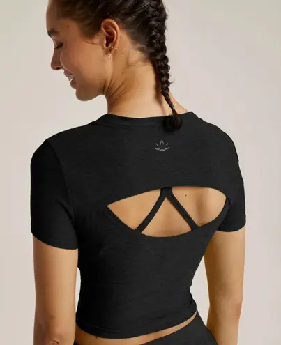 Beyond Yoga Black Dropped Shirt 