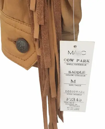 Andrew Marc Vintage: new ᯾ Soft Leather Suede Fringe Jacket ᯾ Western Saddle ᯾ M