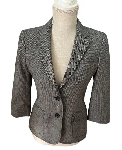 Band of Outsiders Houndstooth two button Blazer Black