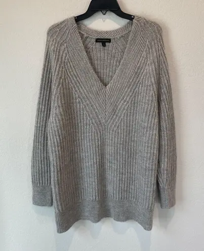 Banana Republic Oversized Alpaca & Merino Wool Blend Grey Sweater Size L