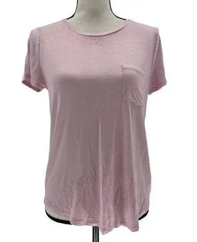 Aeropostale Aero Seriously Soft Perfect Crew Pink T-Shirt Sz M