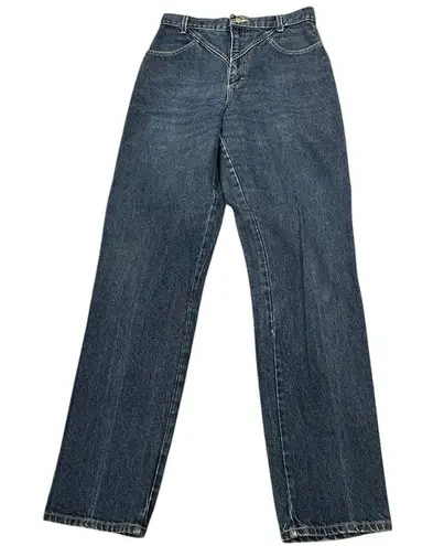Vintage Ozark Cowgirl Western High Waist Medium Wash Jeans Sz 11 Made in U.S.A. Blue