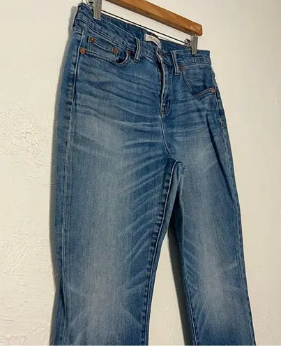 Madewell  Mid Rise Kick Out Crop Jeans Womens Size 29 Med Wash