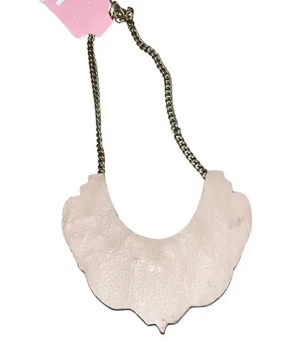Stella & Dot Giverny Embroidered Bib Statement Necklace