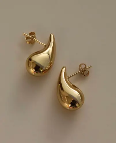 Teardrop Earrings Gold