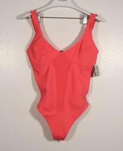 NWT Free People Movement Heart of Gold Bodysuit Red