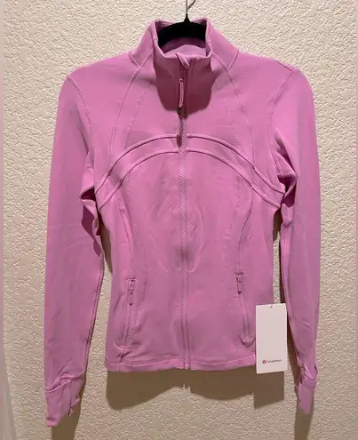 Lululemon NWT  Define Jacket Luon Dahlia Mauve Color Size 4