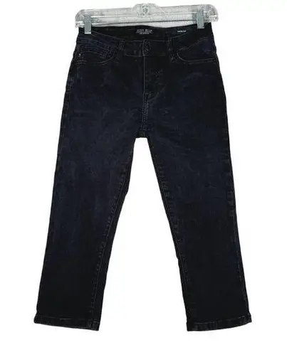 Judy Blue Jeans Womens 3 26" Black Capri Fit Fading Casual Neutral Grunge Gothic