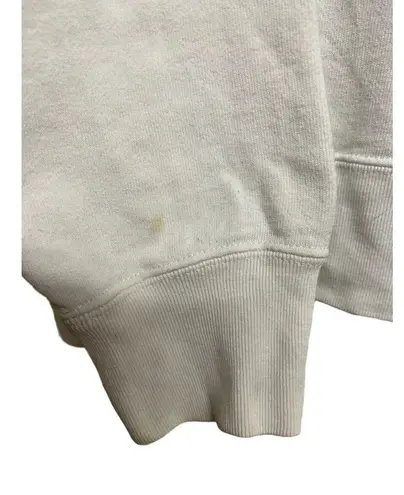 A bathing ape Logo W/Palm Trees Hooded Sweatshirt White Women’s Size Large