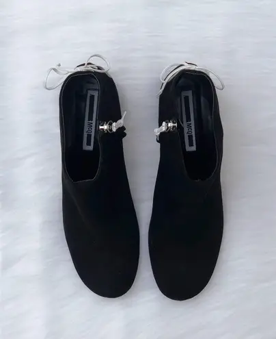 Alexander McQueen McQ by women’s Pembury Whip Stitch suede ankle boots IT 41