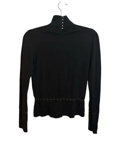 Loewe Wool Cashmere Turtleneck Bow Sweater