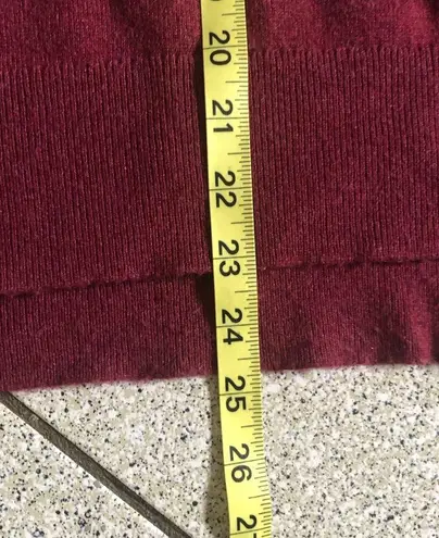 Sundance Laid Back Llama Sweater in Red Decal Size Medium PETITE Wool Blend