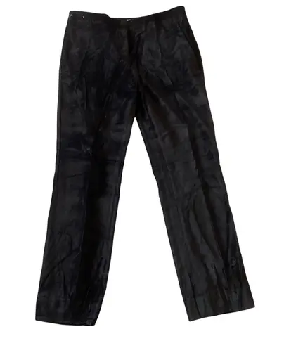 Isaac Mizrahi For Target Black Velvet Pants Size 4