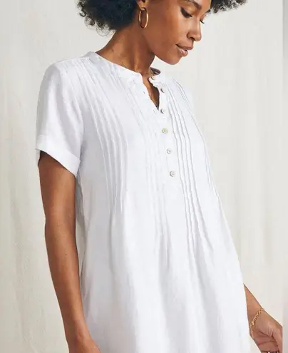 Faherty  Gemina Dress M in white