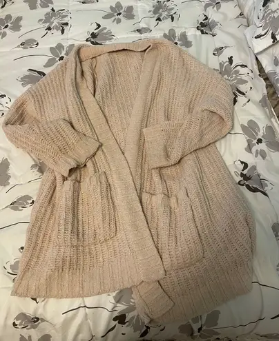 American Eagle Light Tan Cardigan