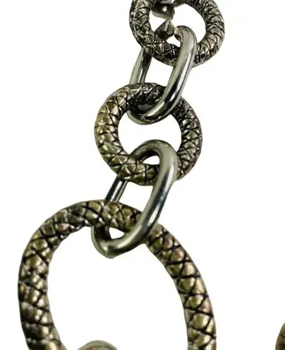 Belly Body Chain Link Belt One Size 40 in Lobster Clasps Vintage u Silver