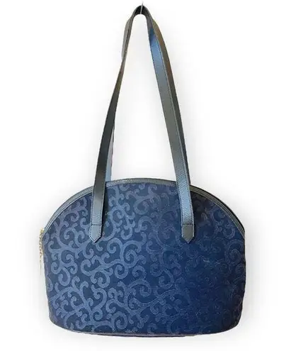 Vintage YVES SAINT LAURENT YSL arabesque shoulder bag Black