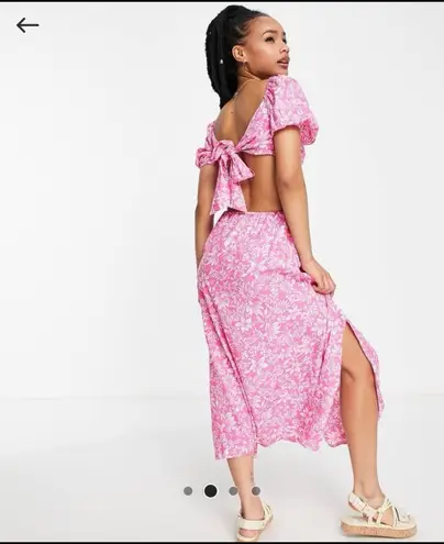 ASOS Pink Midi Dress