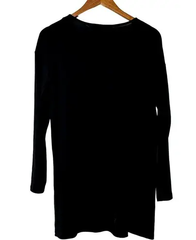 Inc international  Concepts V-Neck Black Pullover Sweater Long Sleeve Med…