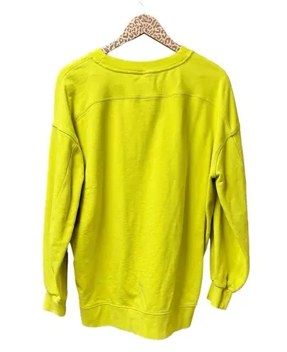 Lululemon Perfectly Oversized Crew Crewneck Pullover Sweatshirt Yellow