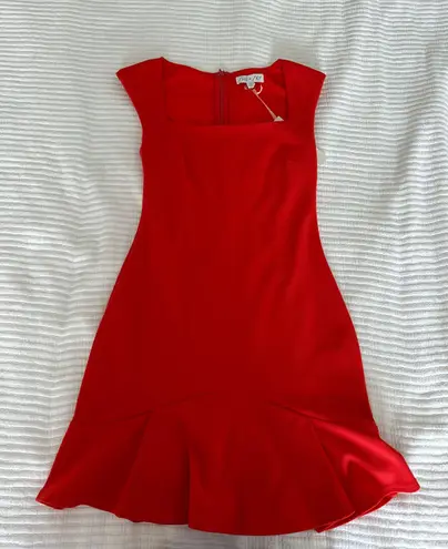 She & Sky Red Mini Dress