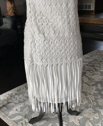🛍️ Sara Boo Lace Fringe Dress Off