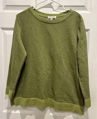 Habitat Escape by  Clothes Women's Small Green Pullover Sweatshirt Oversized