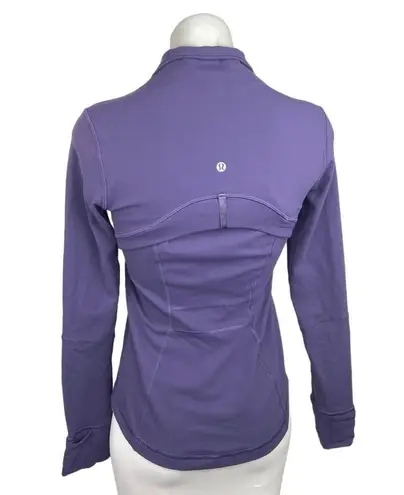 Lululemon  Purple Full Zip Collared Fitted Pockets Workout Define Jacket Size 4