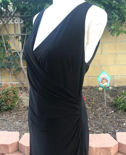 Ralph Lauren Lauren Black Tulle Panel Jersey Gown Size 16 140 31 Off Retail From Leatherpetals