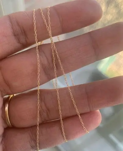 10k Gold Dainty Rope Chain