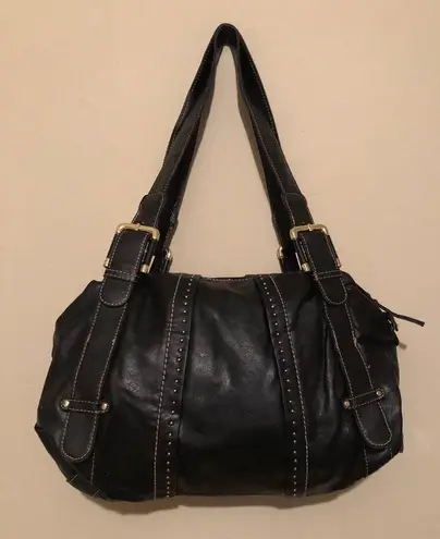 Mondani New York Leather Hobo Shoulder Bag!