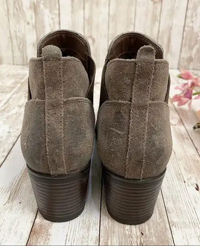 Rockport Danii Chelsea Bootie Stone Suede Ankle Boots Size 7