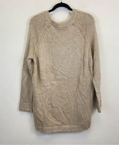 Wooden Ships  Wool Blend Lightweight Crew Neck Relaxed Fit Tunic Sweater M/L