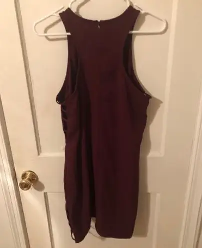 Tobi Dakota Wine Shift Dress