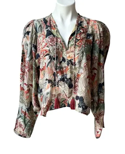 Chufy Cotton/Silk Puff Sleeve V