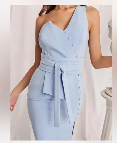 Lavish Lice Lavish Alice Origami One Shoulder Midi Dress-Size 14