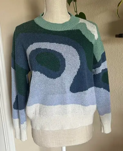 Abstract Patterned Sweater
