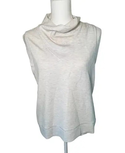 Varley New With Defects Tank Top Womens Small Heather Grey Cowl Neck DoubleSoft