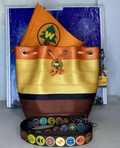 Disney parks x Harvey’s Pixar UP! Wilderness explorer park hopper purse backpack Yellow