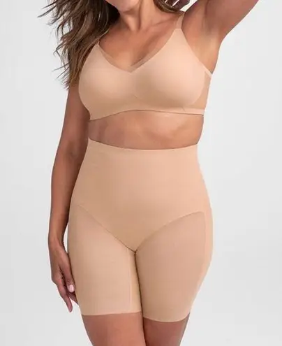 NEW HoneyLove SculptWear SuperPower Short Womens Size S Sand Shapewear Sculpting Tan