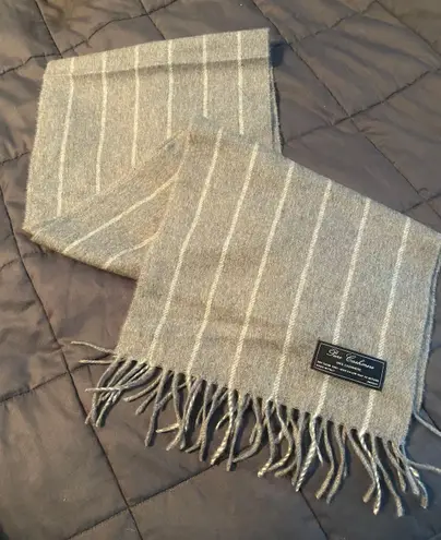 Vintage Cashmere Scarf Gray