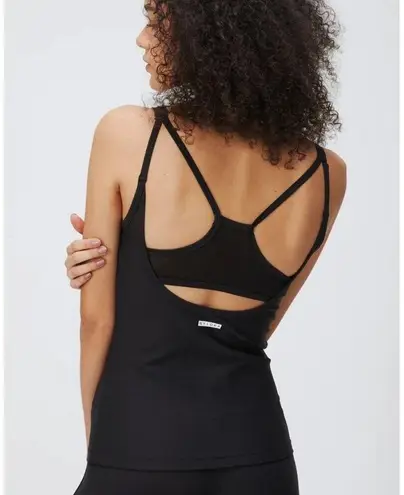 NYLORA Oliver Tank in Black XSmall New Womens Work out Top Sports Bra Size XS