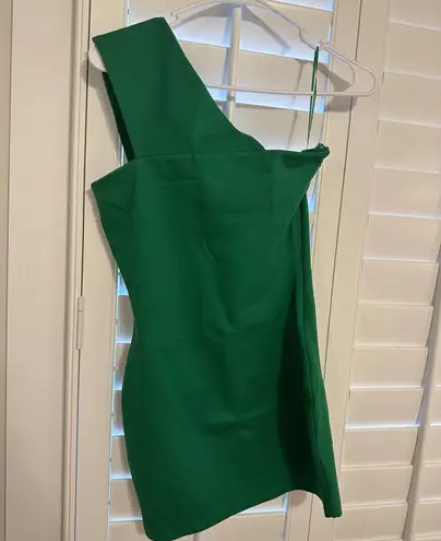 superdown Rockie One Shoulder Green  Dress