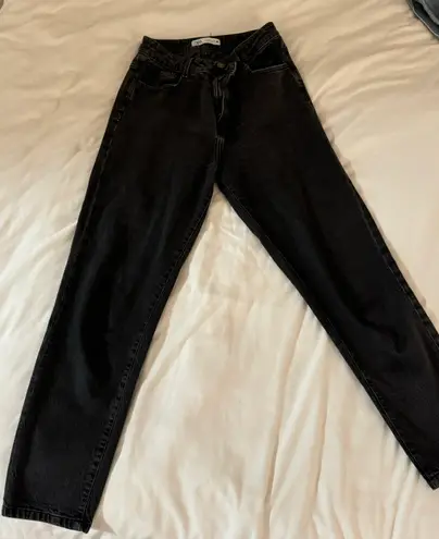 ZARA Black Straight Leg Jeans