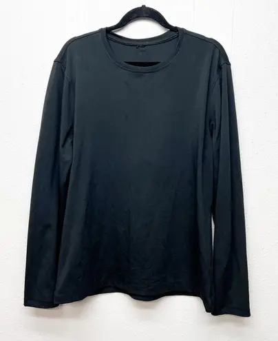 90 Degree Activewear Top Womens Large Running Walking Gym Workout Fitness Black