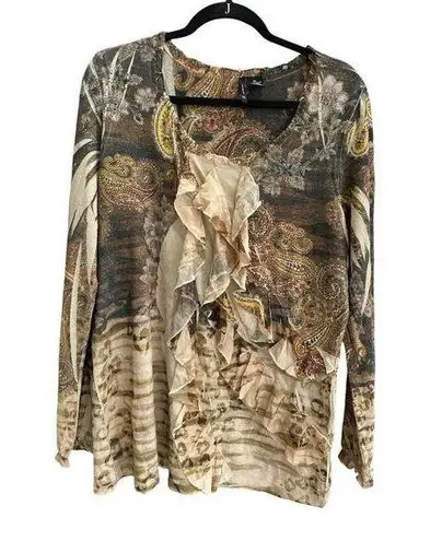 New Directions Women’s Size Medium Long Sleeved Blouse