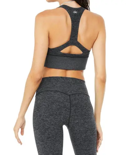 Alo Yoga Alosoft Serenity Bra Dark Heather Grey S