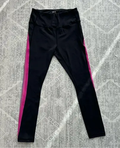 IVL Everyday Sculpted Legging Ombré Rainbow Athletic Workout Active Size 8 Pink