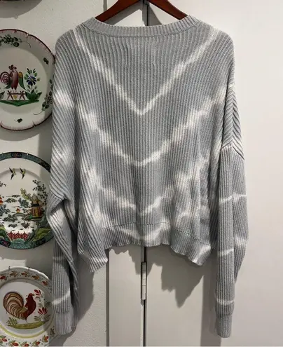 Pistola Eva Cropped Sweater in Blue Crush Revolve